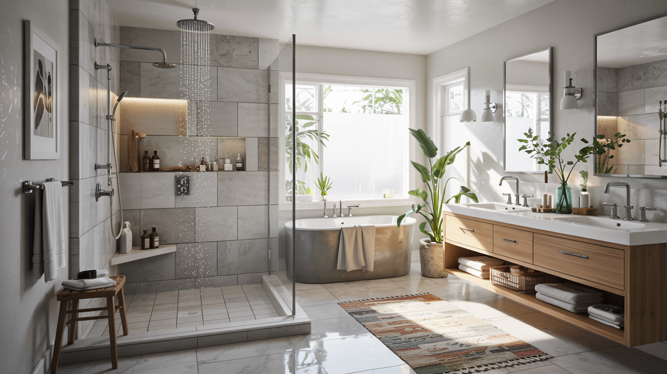 badrum grey marble