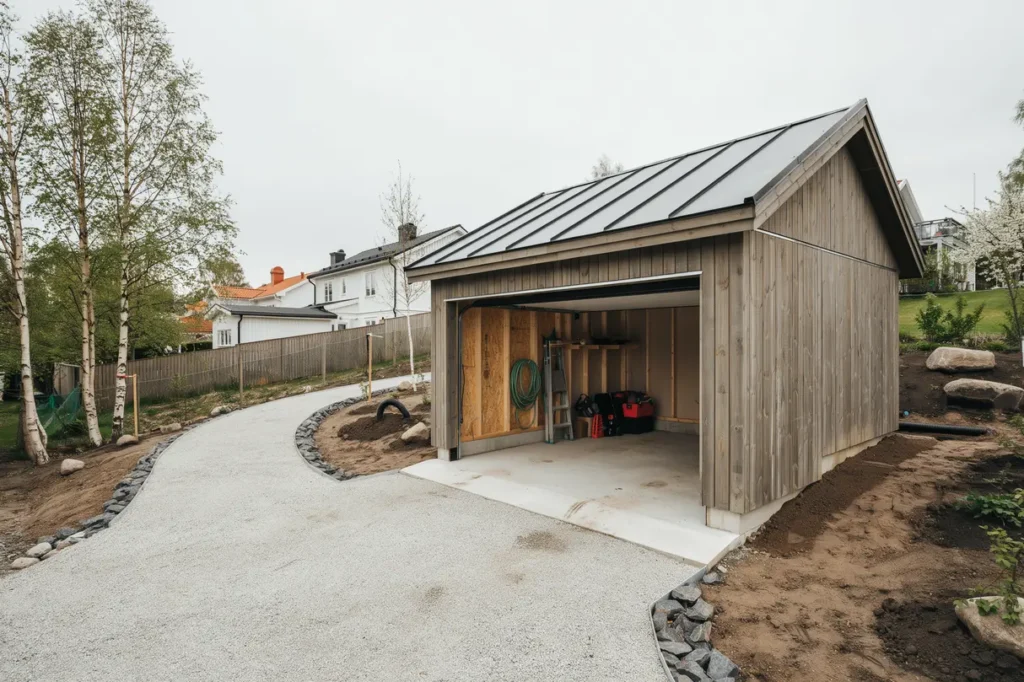 bygga garage som passar tomten och vardagen smart planering grund isolering och kostnad