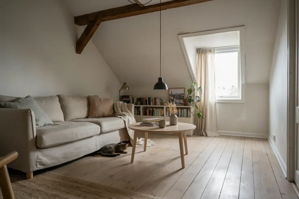 inv ndig renovering av vind till nytt allrum i gamla enskede