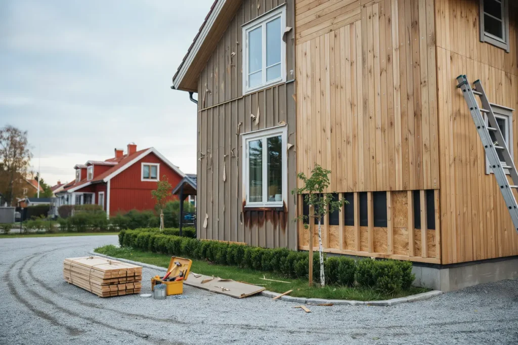 byta panel p huset tecken p r tskador r tt virke luftspalt och vanliga misstag att undvika