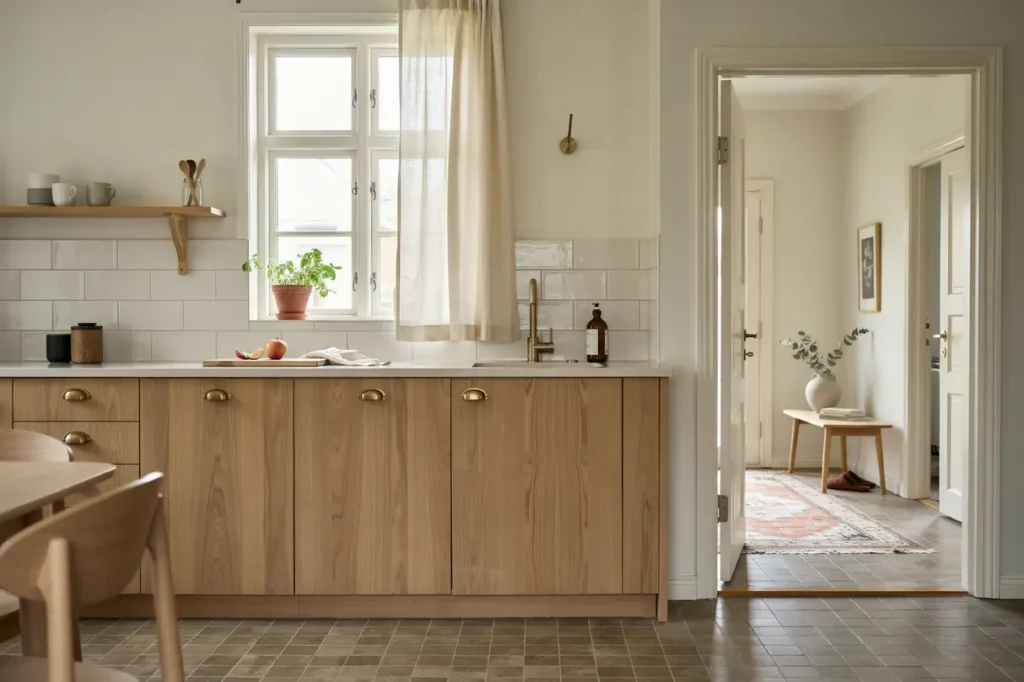 kakels ttning av k ksv gg och klinkergolv i hall i gamla enskede enskede